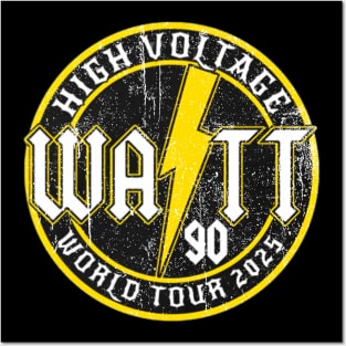 High Voltage 2025 World Tour Posters and Art